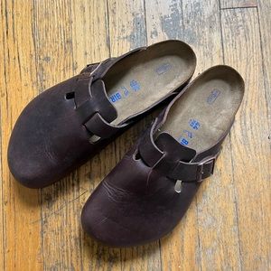 Birkenstock Boston Brown Leather EU 44 / US MEN 11-11.5!